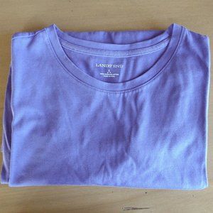 Lands End Supima Crew Long Sleeve Tee Shirt Excellent used Condition! Medium